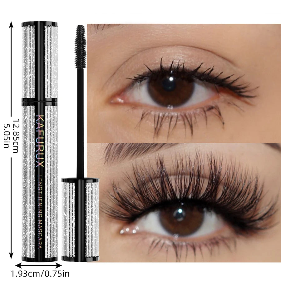 1PC 5D Black Lengthening Mascara Eyelashes Extension Eye Lashes Brush Beauty Korean Makeup Long-wearing Cosmetic Gift Waterproof HIP K7120-1PC