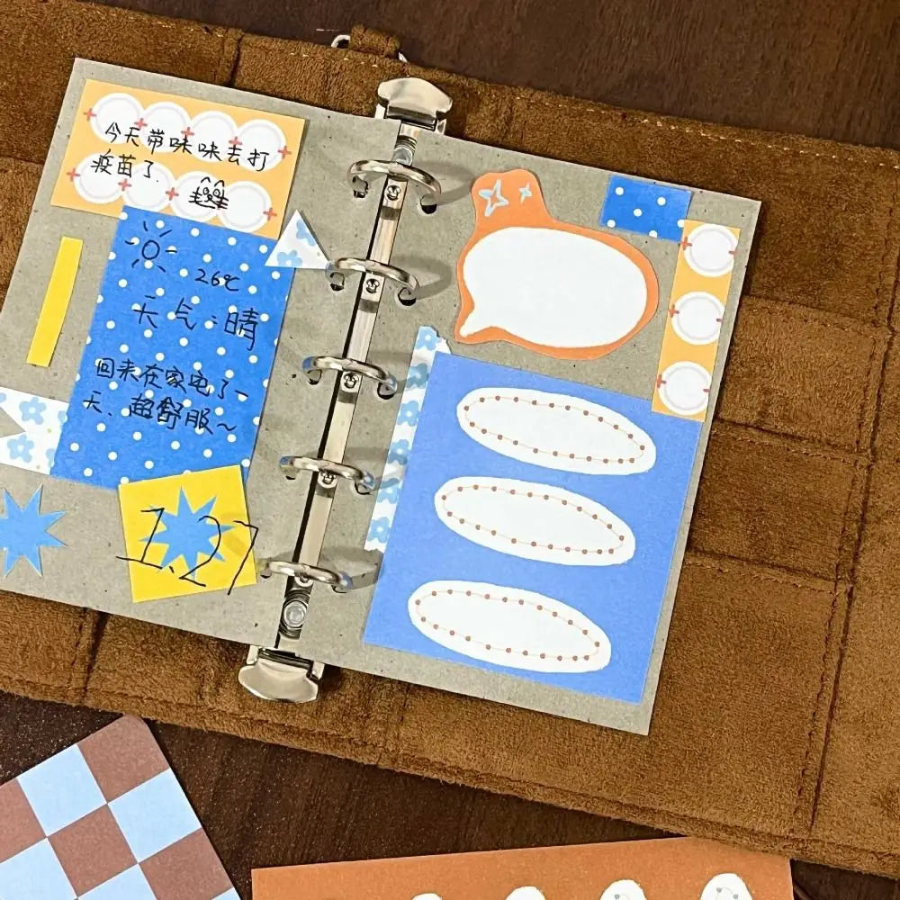 DIY Decorative Memo Book – Multi Element Student Stationery Decorative Memo Book HIP
