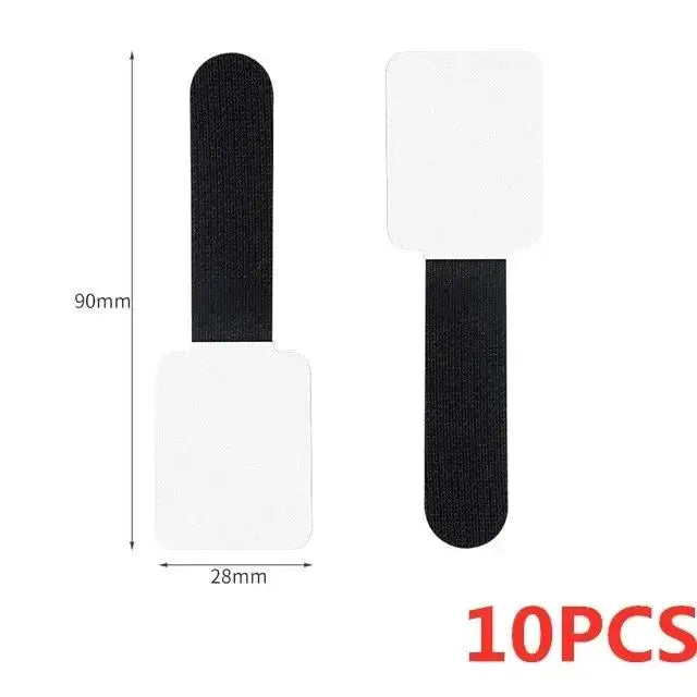 Reusable Nylon Cable Ties – Wire & Cord Organizer Straps Cable Organizer Ties HIP 10PCS Black