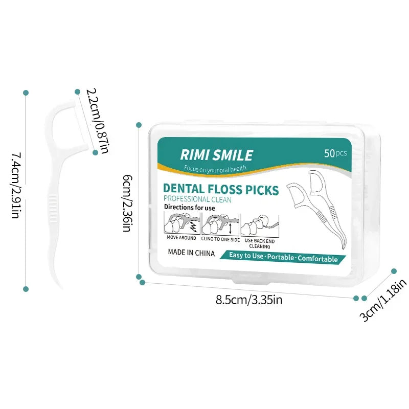 RUZOFO Dental Floss Picks 50–1000 Pack | Oral Care Dental Floss Picks HIP