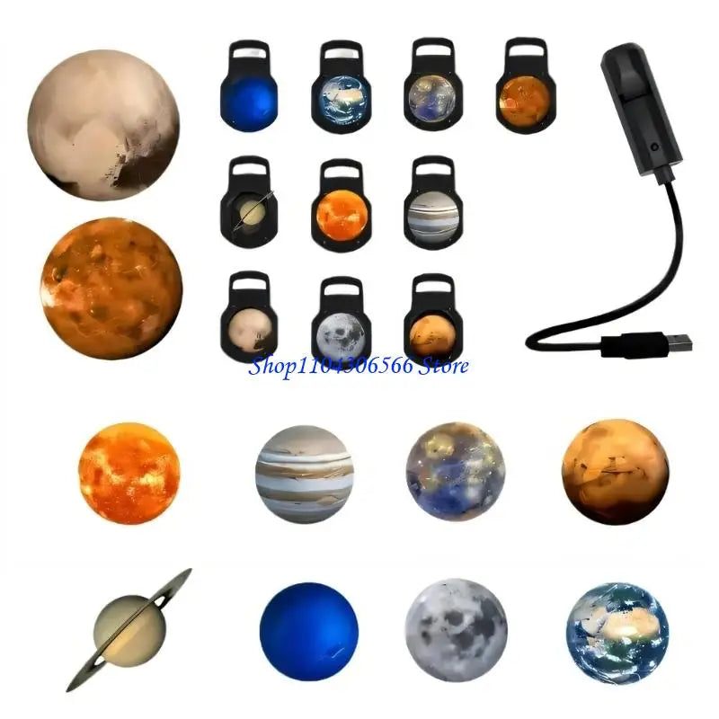 Galaxy Projector Night Light – 9 Modes, USB, Flexible Neck Galaxy Night Light HIP
