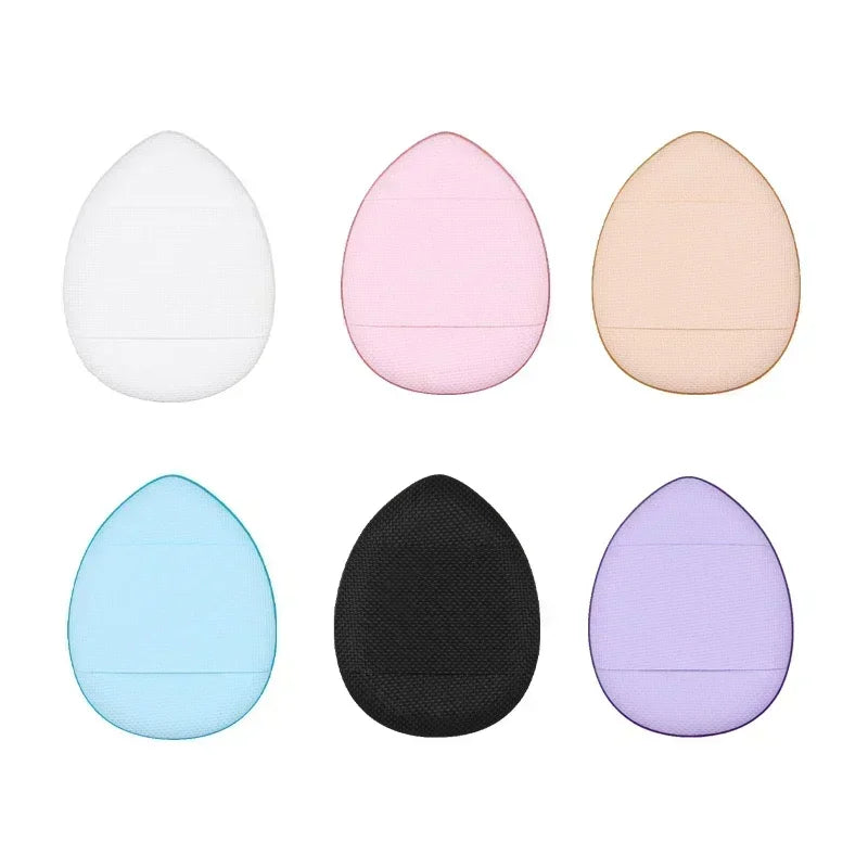 3/10pcs Mini Size Professional Cosmetic Cushion Puff Concealer Foundation Detail Puff Finger Puff Set Makeup Sponge Beauty Tool HIP Mix No Box 6Pcs