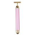 24K Gold Vibrating Facial Roller Massager – Firm & Lift Vibrating Facial Roller HIP Pink-OPP