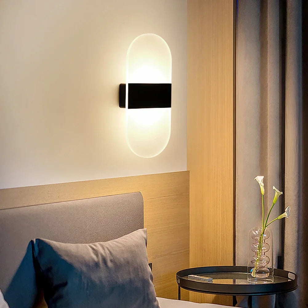USB Rechargeable Wall Lights Home Indoor Motion Sensor Lighting Bedroom Bedside Lamp Corridor Stairway Decor Lights Wall Lamp HIP