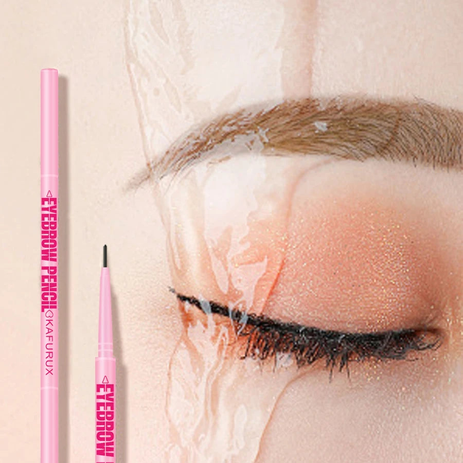 KAFURUX Waterproof Ultra-Fine Double-Ended Eyebrow Pencil 6 Colors Eyebrow Pencil HIP