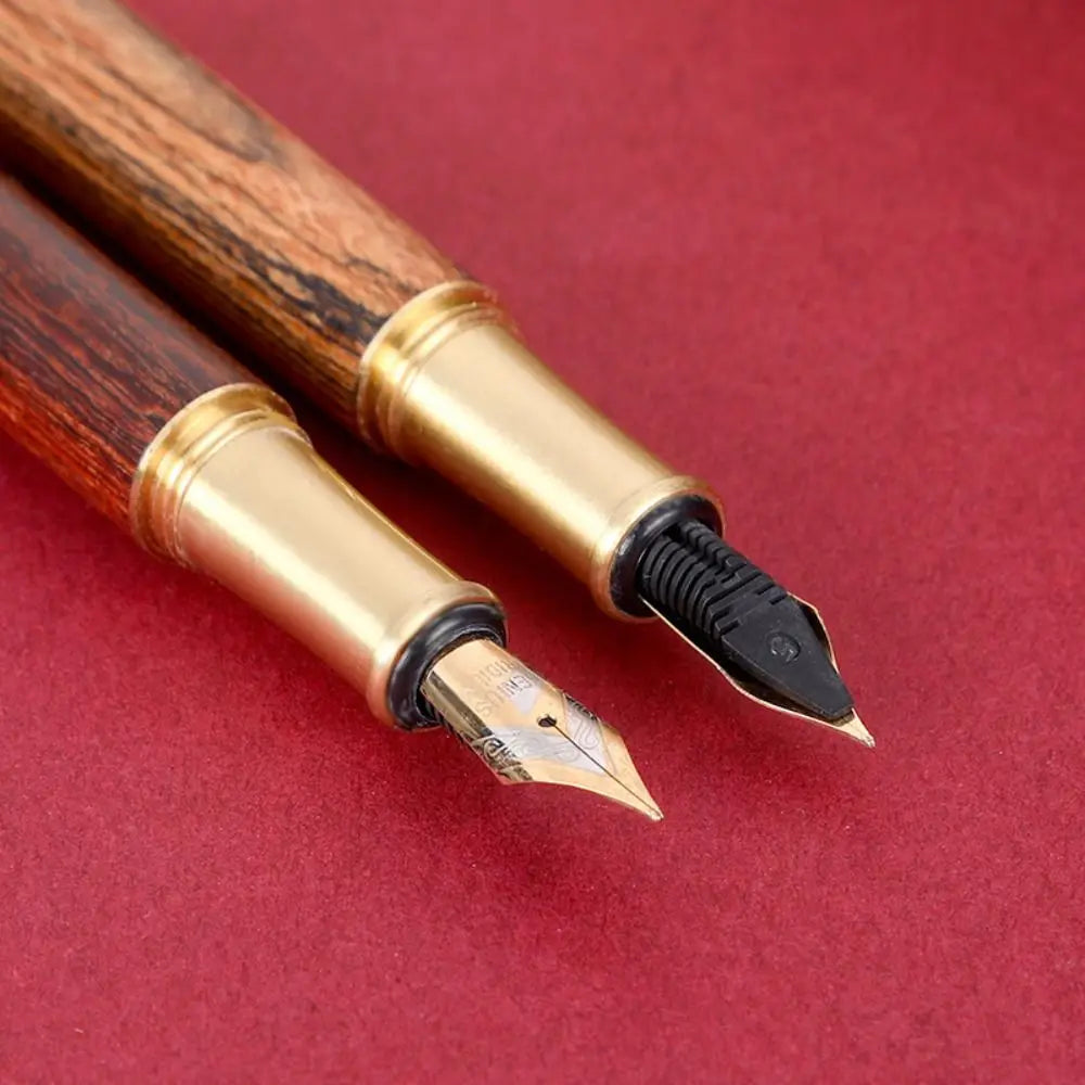 Vintage Brass & Sandalwood Mini Pocket Gel Pen | Gift Mini Pocket Pen HIP