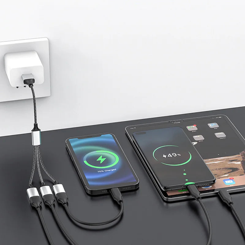OULLX USB Hub Splitter 2/3/4 Ports – OTG Charger Adapter USB Hub Splitter HIP