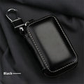 Leather Key Wallet Pouch – Zipper Key Holder for Men & Women Leather Key Wallet HIP Black