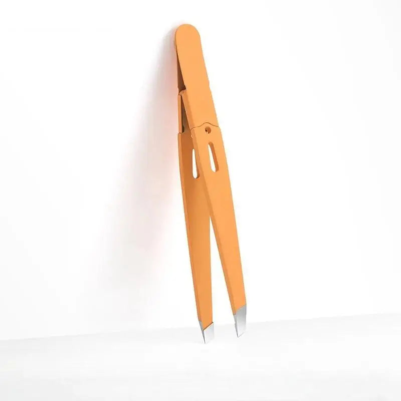 Slanted Stainless Steel Eyebrow Tweezers – Precision Brow Tool Eyebrow Tweezers HIP Inclined tweezers