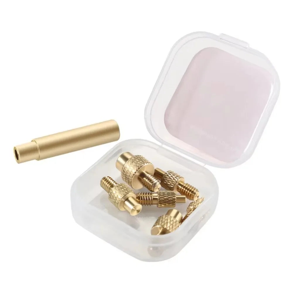 Brass Heat Set Insert Nuts & Tip – M2 M3 M4 M5 M6 M8 Heat Set Insert Tool HIP