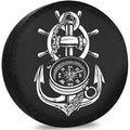 Nautical Spare Tire Cover – UV & Weatherproof Polyester | RV Truck Spare Tire Cover HIP Acquiesce 17 in