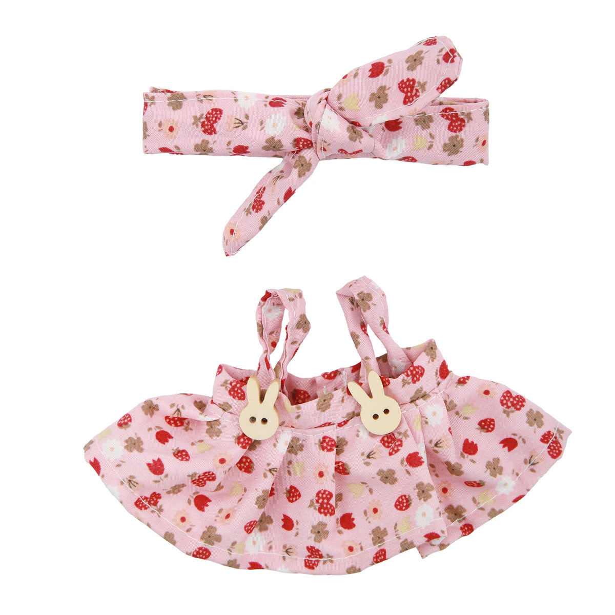 Plush Vinyl Face Labubu Doll Clothes Skirts Plush Bag Charm Little Clothes Hairband Girl Juguates&Doll Accessories Fashion Toys HIP xm2190