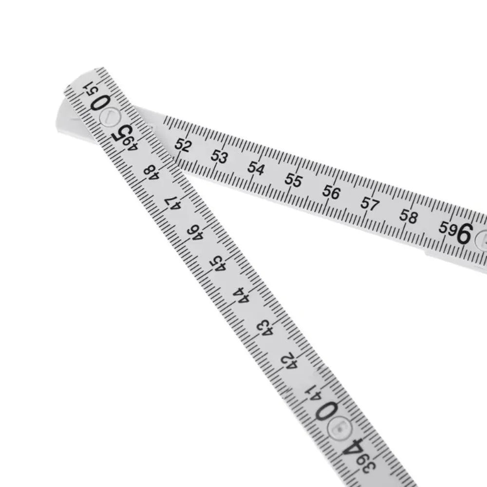 Folding Ruler 1.5M Dual-Sided Wood & Plastic – Carpenter Tool Folding Carpenter Ruler HIP