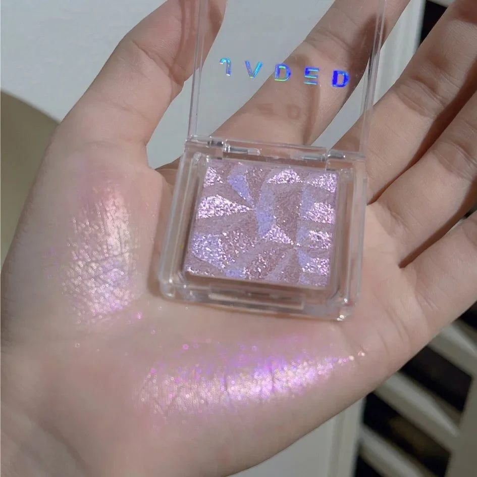 Highlighter Eyeshadow Palette Monochrome Diamond Sparkling Fine Shimmer Sequin Pearly Chameleon 3D Eye Shadow Pigment Contour HIP