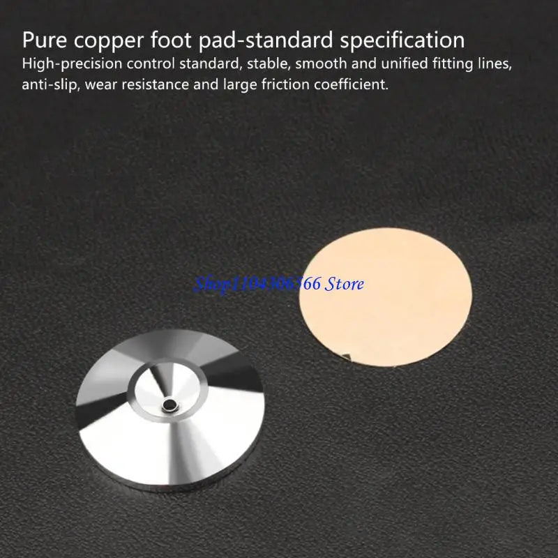 Silver Speaker Isolation Spikes – HiFi Metal Feet Pads Set Speaker Isolation Spikes HIP