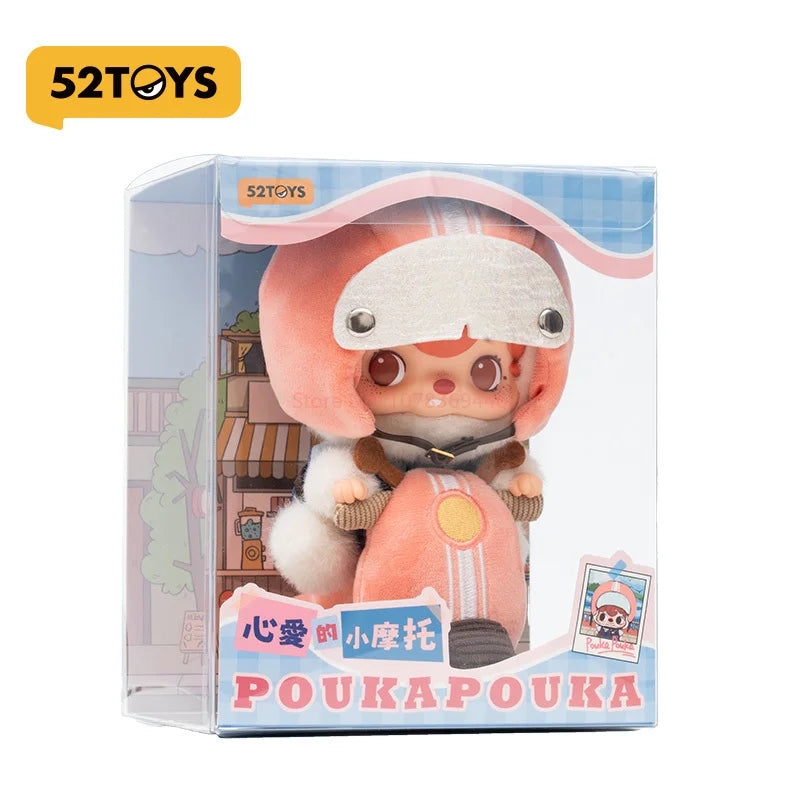 52TOYS POUKAPOUKA Limited Edition Plush Vinyl Pendant Doll Collectible Plush Doll HIP
