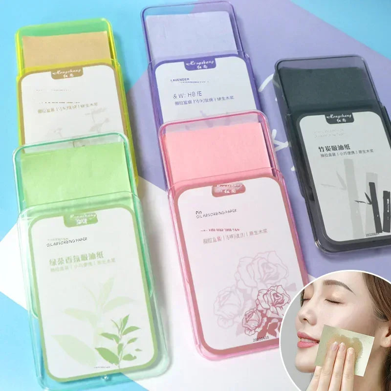 300-Sheet Face Oil Blotting Papers – Shine Control Sheets Oil Blotting Sheets HIP