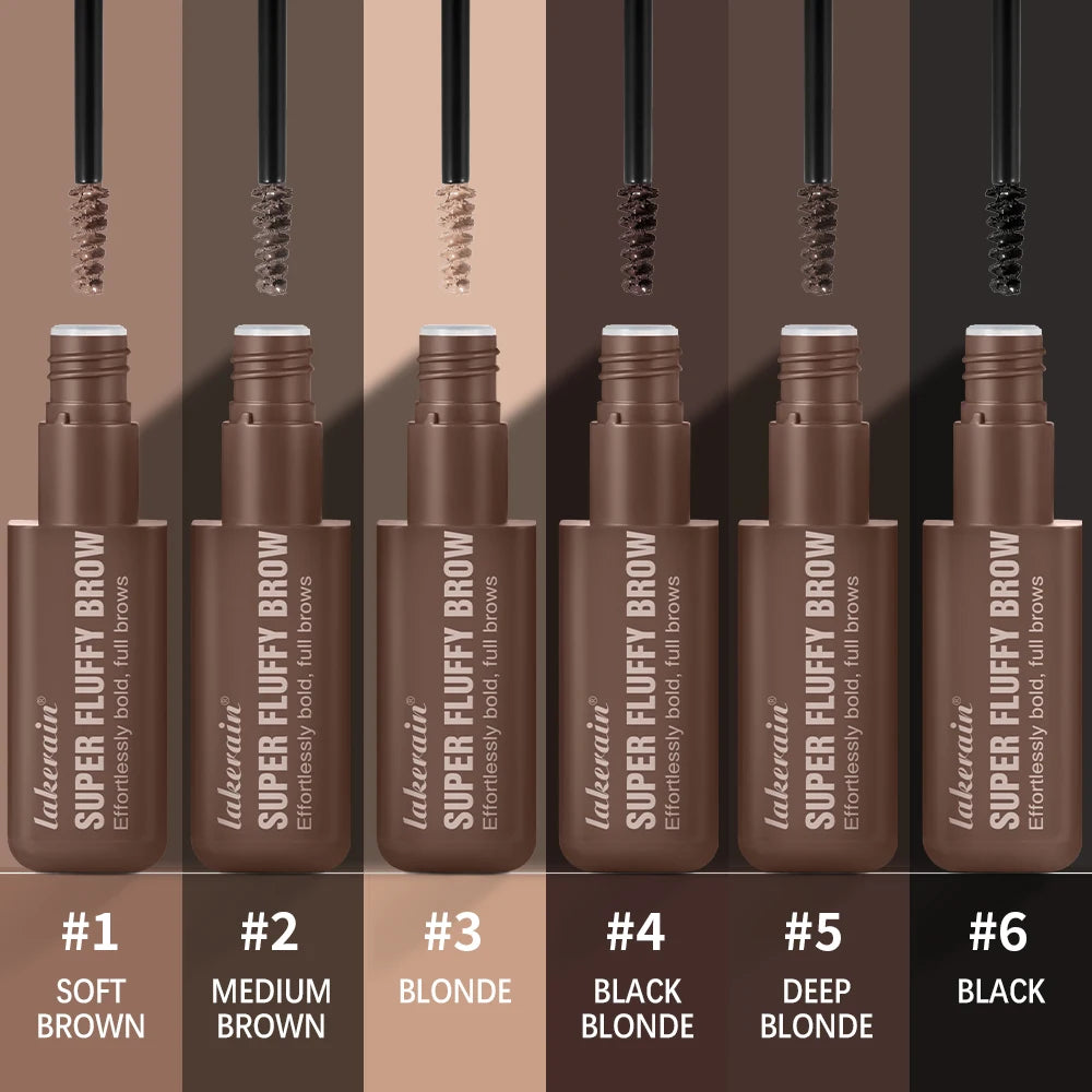 Superfluff Volumizing Brow Mousse Eyebrow Gel Thick Eyebrows Tint Tinted Brow Gel Multiple Color Long-Lasting Waterproof Makeup HIP