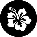 White Hibiscus Flower Spare Tire Cover – Polyester Wheel Protector Spare Tire Cover HIP Acquiesce 16 in