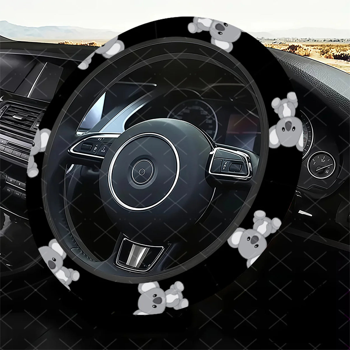 Koala Steering Wheel Cover – Universal Fit, All Vehicles Steering Wheel Cover HIP