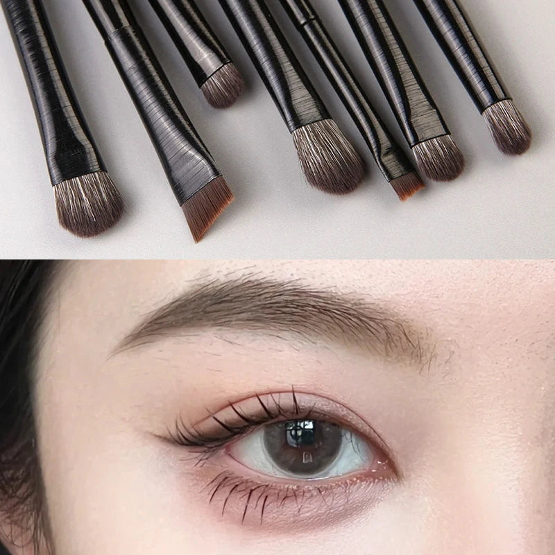 Eyeshadow Brush Kit Full Professional Lying Silkworm Eyeliner Eye Makeup Details fixing Powder Makeup Brushes Set Beauty Tools HIP