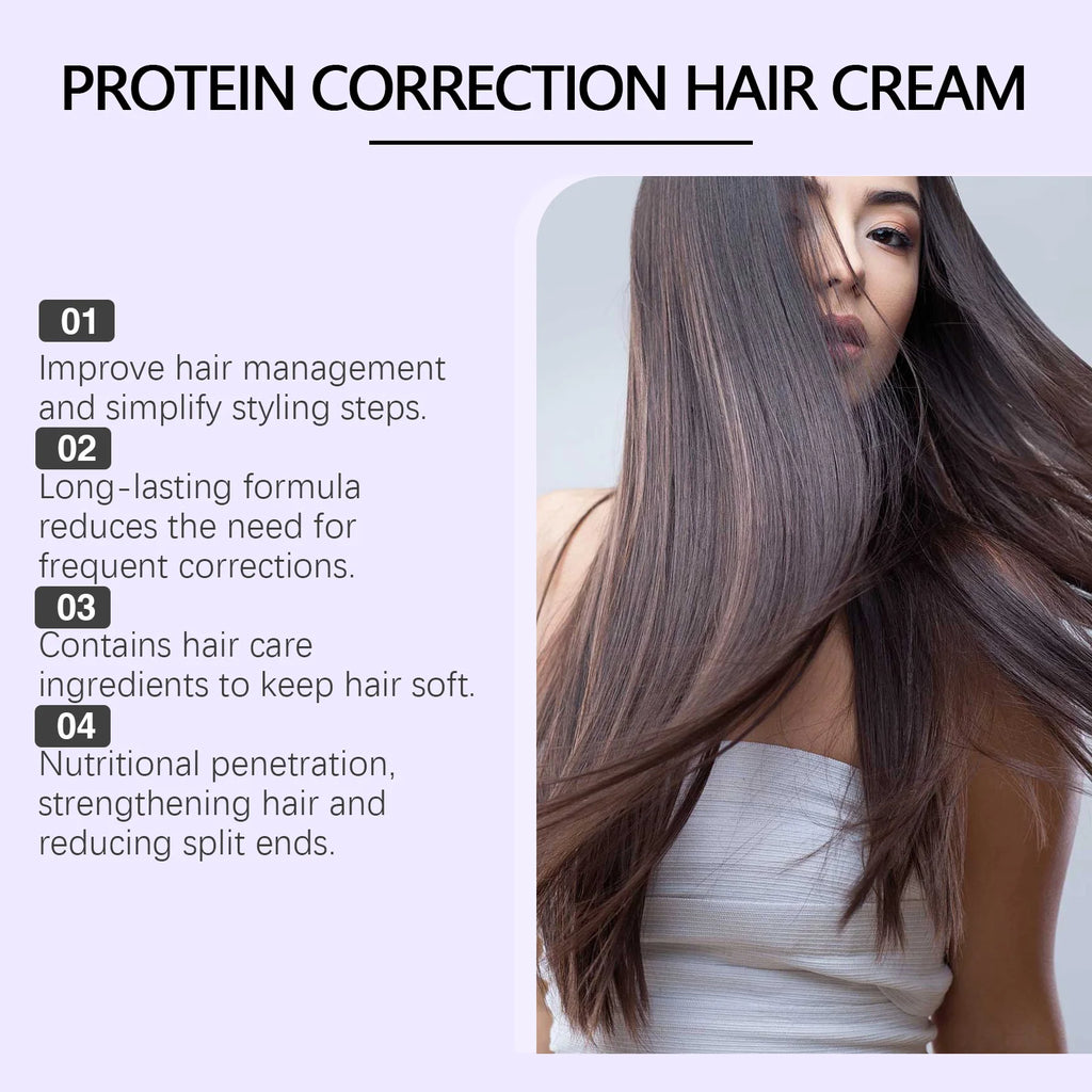 Keratin Hair Straightening Cream – Frizz Control & Smooth Keratin Hair Treatment HIP