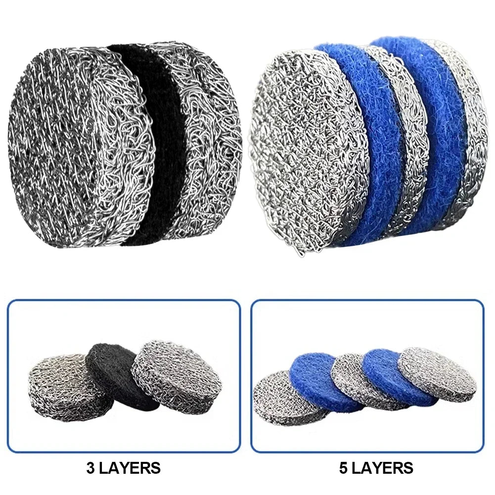 3/5 Layers Foam Cannon Orifice Nozzle Tips and Foam Maker Mesh Filter for High Pressure Washer Snow Foam Lance Parts 3000 PSI HIP