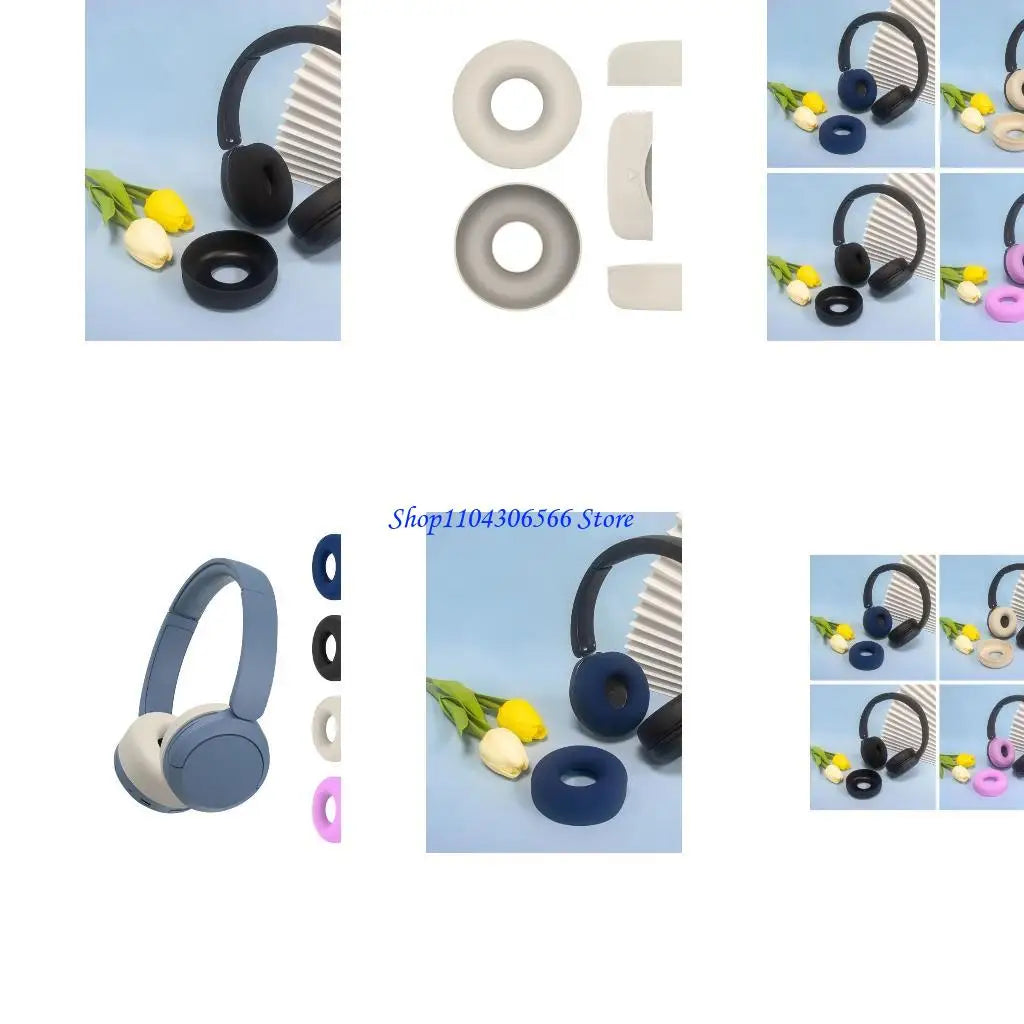 Silicone Ear Pad Covers for Sony WH-CH520 Headphones Headphone Ear Pad Covers HIP
