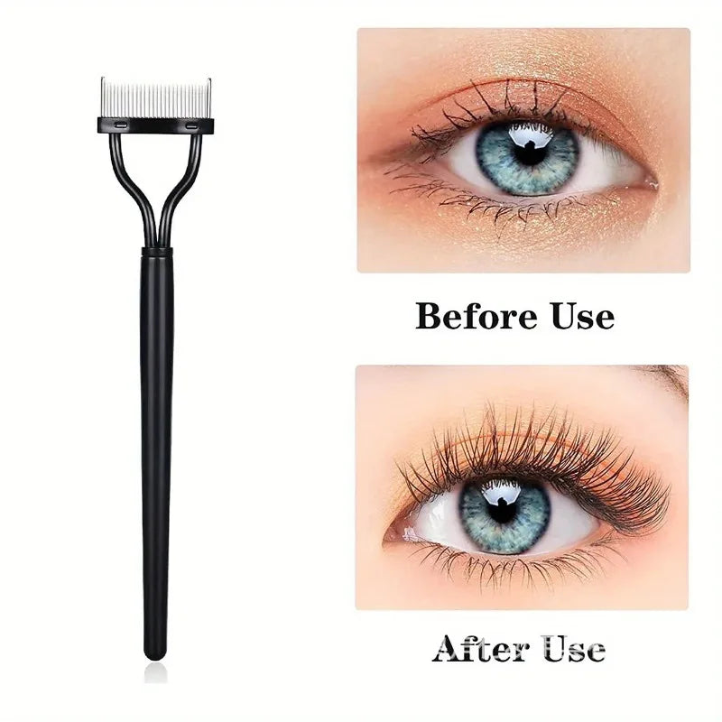 Ergonomic Eyelash Comb Separator with Dust Cover | RUZOFO Eyelash Comb Tool HIP