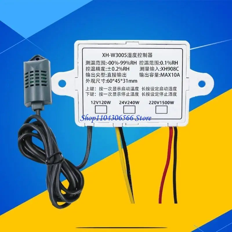 Digital Humidity Controller Switch 0–99% RH – Greenhouse Humidity Controller HIP