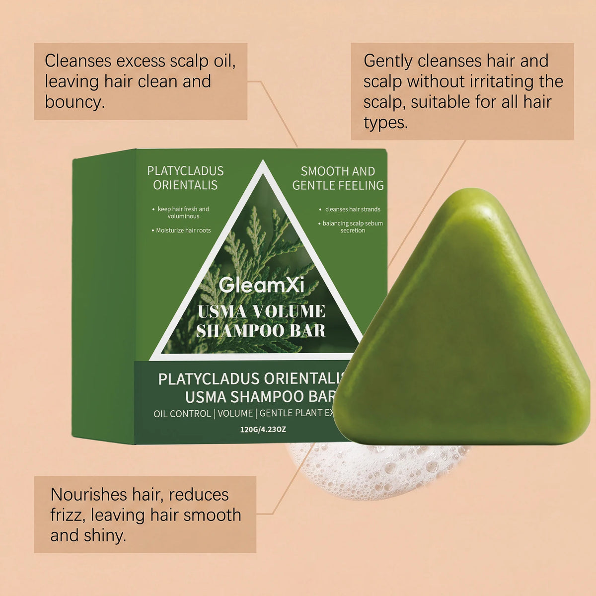 Volumizing Shampoo Bar & Scalp Serum Set – All Hair Types Hair Care Set HIP