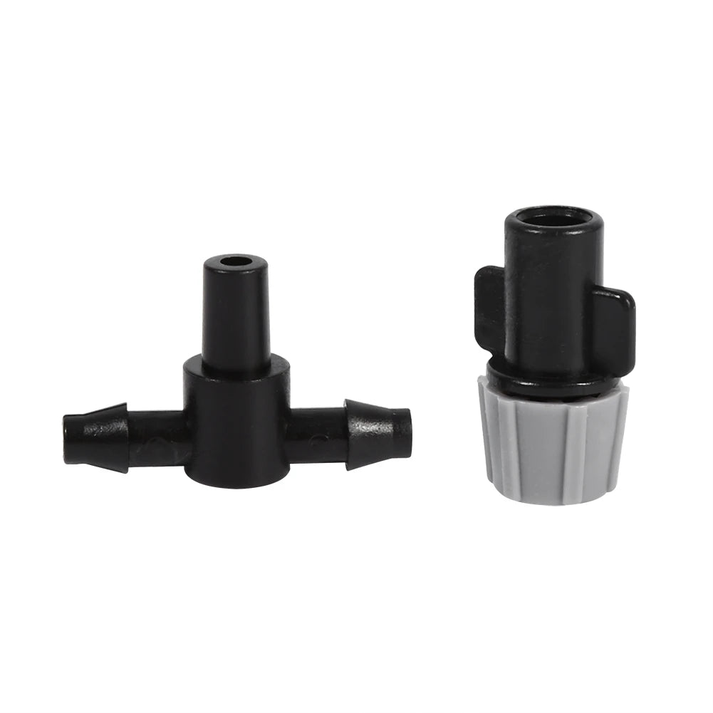 20pcs Sprinkler Heads Atomizing Nozzle Tee Joints Misting Watering Home Graden Irrigation Sprinkler Misting Sprinkler Nozzle HIP
