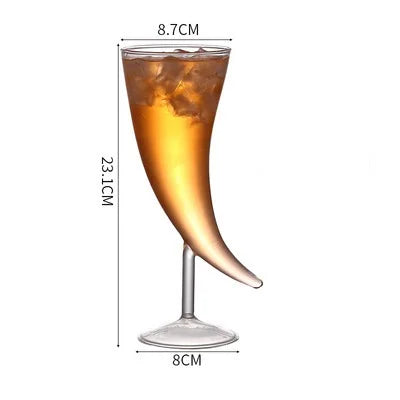 410ml Moon Cocktail Glass – Creative Goblet | BARMAID BARWARE Cocktail Glass HIP 1pcs 410ml