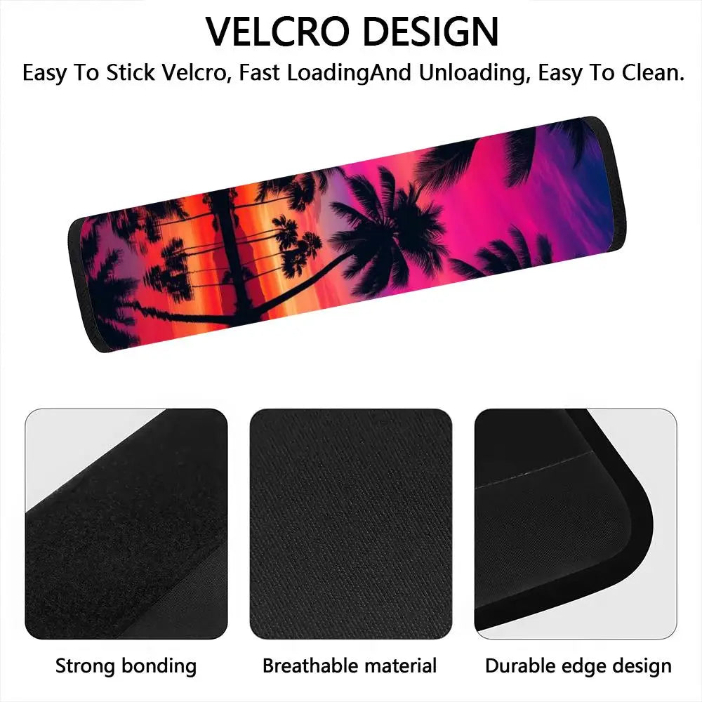 2-Pack Tropical Car Seat Belt Shoulder Pad Cover | Cushion Seat Belt Cover HIP