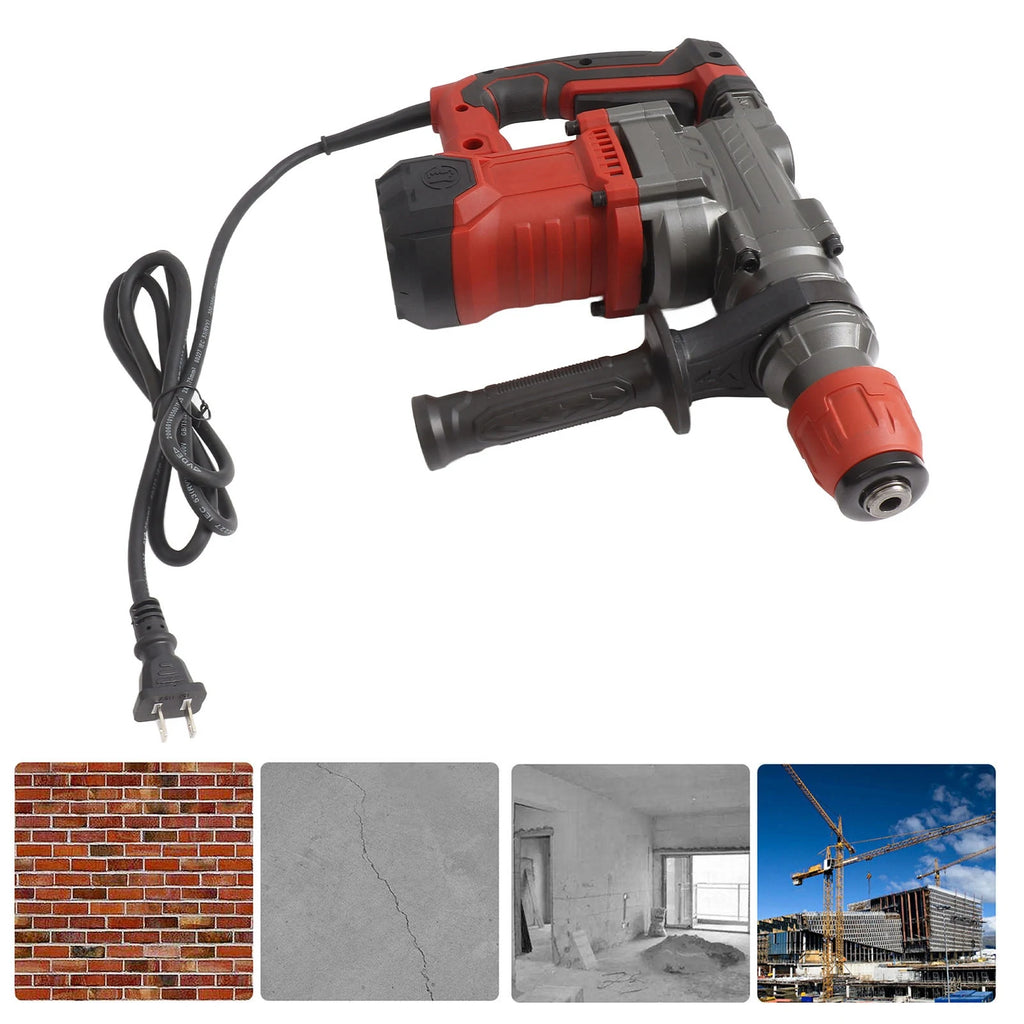 Electric Hammer Drill Rotary Hammer Drill Rotary Hammer Drill Set Electric Industrial Power Tool Automatic Handle HIP