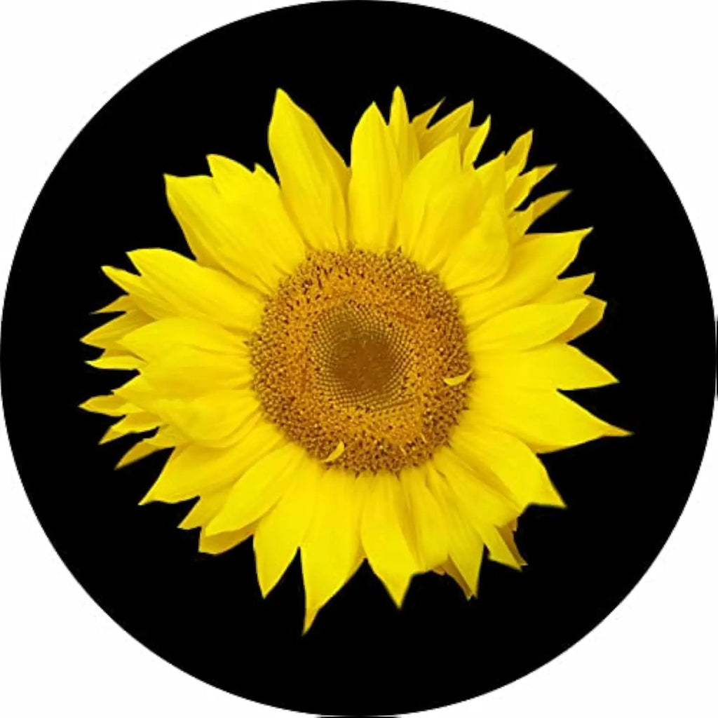 Sunflower Spare Tire Cover – Premium Polyester Wheel Protector Spare Tire Cover HIP Acquiesce 17 in