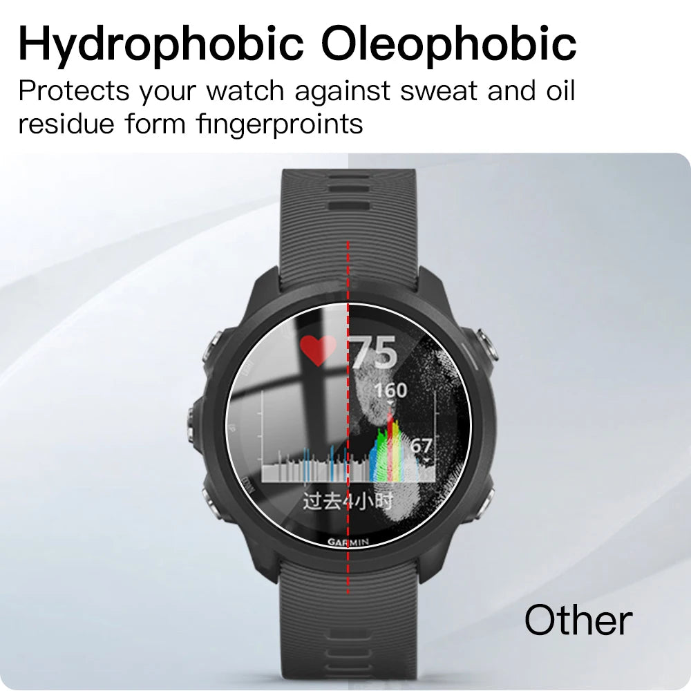 9H Tempered Glass Screen Protector for Garmin Forerunner Watch Screen Protector HIP