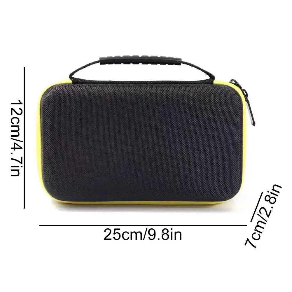 Hard Shell Carrying Case With Foam Insert Electronics Accessories Organizer Bag For USB Cable Battery SD Card Protective Storage HIP