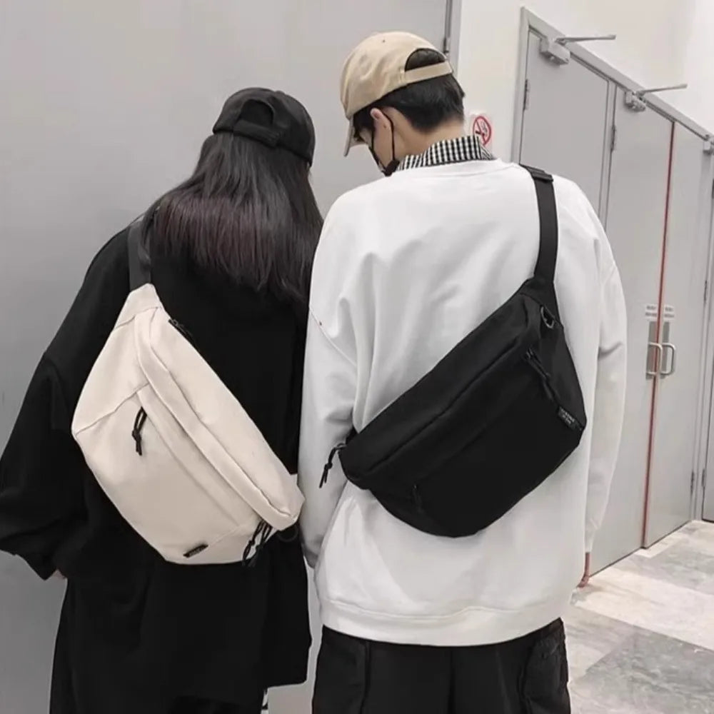Large Capacity Nylon Crossbody Hip Bag – Unisex Travel Bag Crossbody Hip Bag HIP