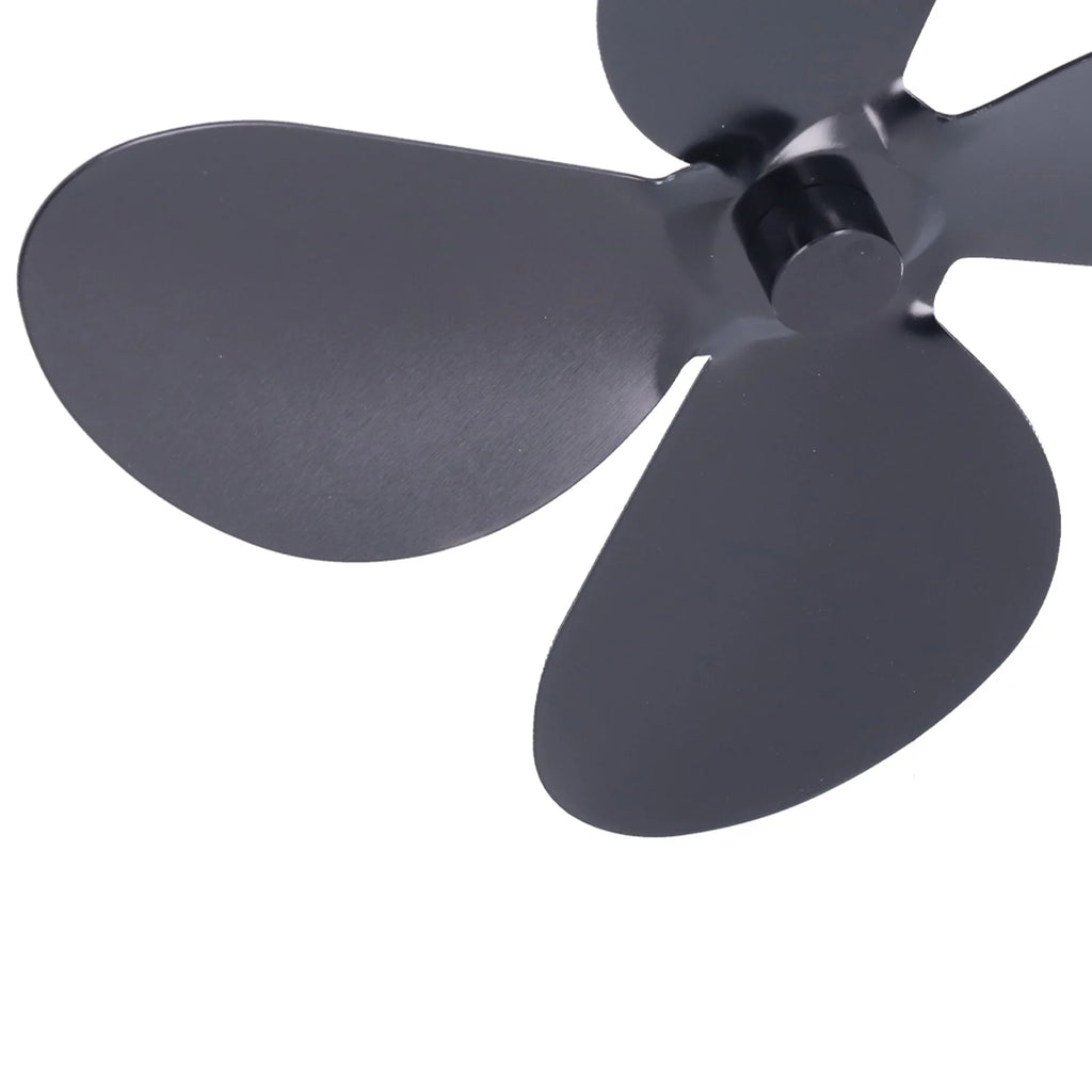 Fan Blade Replacement Fireplace Aluminum Alloy Blade Black Stove Fan Blade Fireplace Blade Replacement Fireplace Blade HIP