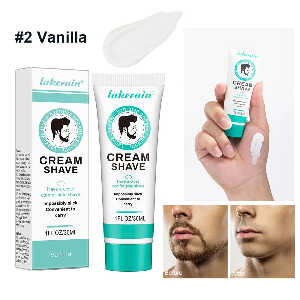 Natural Shaving Cream For Men Facial Care, Rich And Dense Foam Effectively Softens Beard For Easy Shaving Gentle For All Beard T HIP