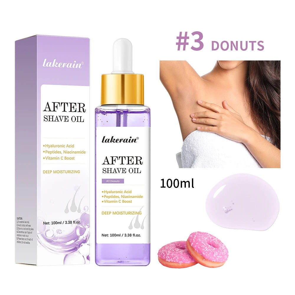 Strawberry After Shave Oil women For Smooth Skin Moisturizes Soft Serve Shave Oil Truly After Shave Oil Strawberry ﻿Skincare HIP 3Donuts