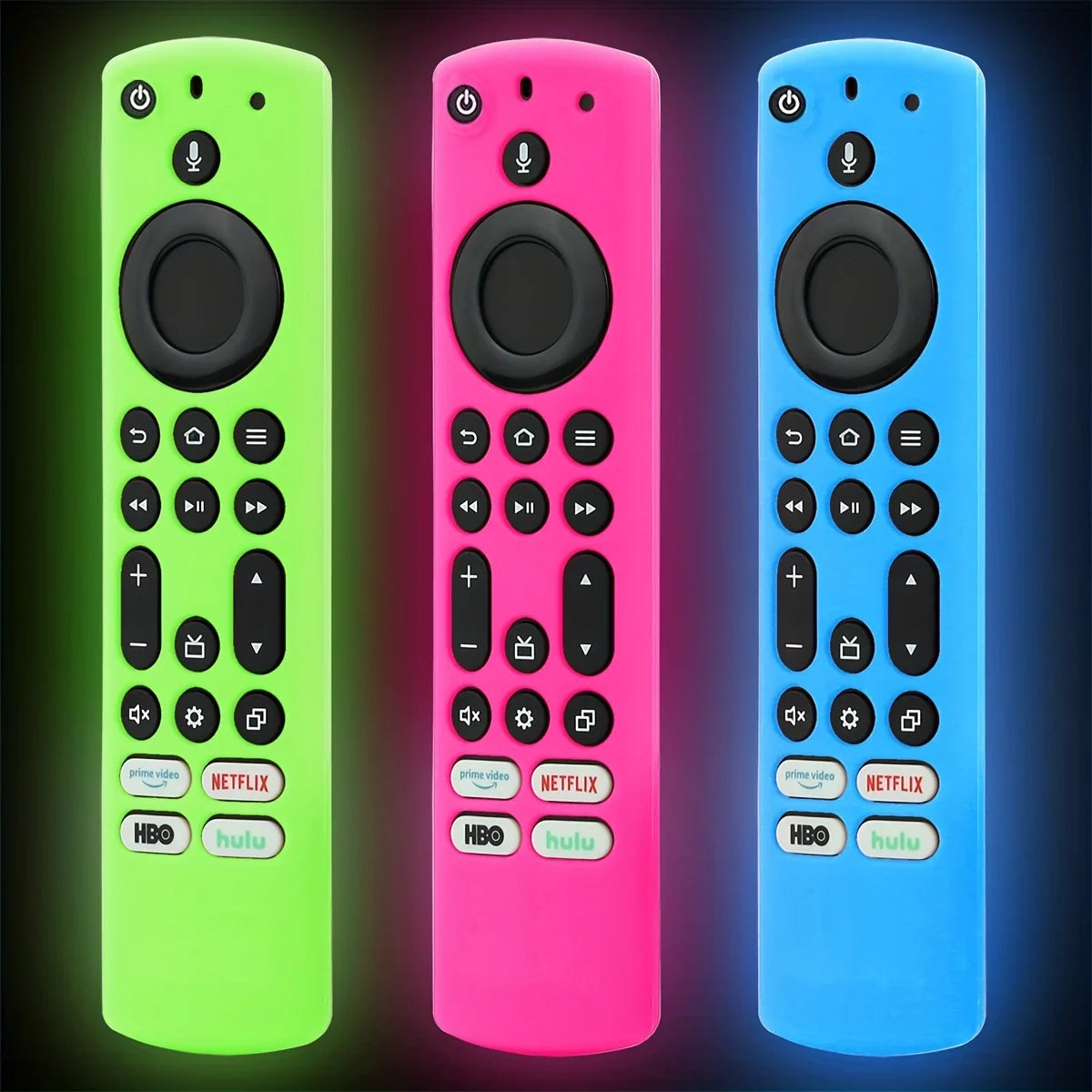 Glow in the Dark Silicone Remote Case for Fire TV & Alexa Remote Control Case HIP