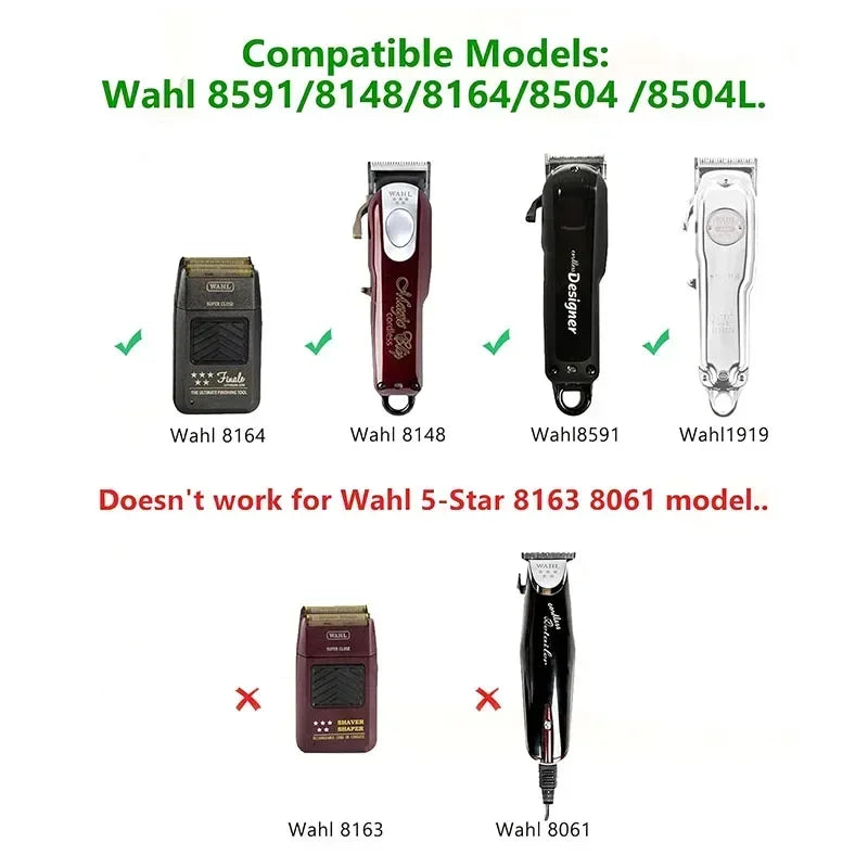 Wahl Magic Clip Cordless Charger 4V 2A – 8148 8504 8164 Clipper Charger Adapter HIP