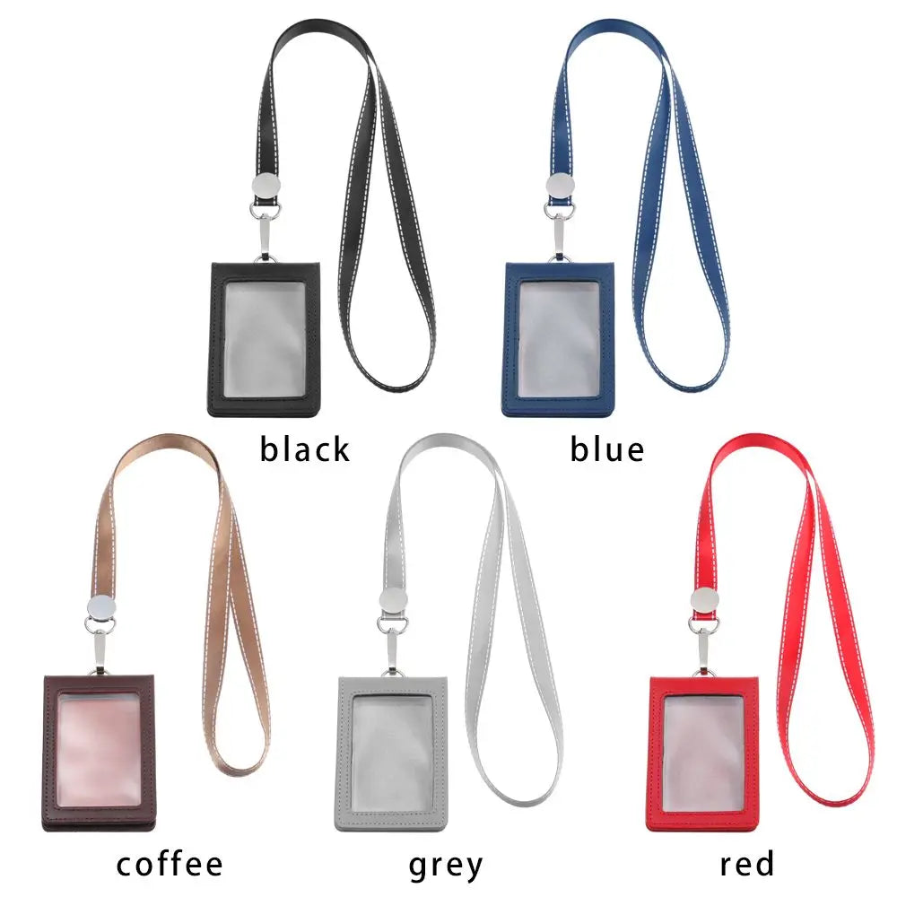 Leather Carabiner ID Badge Holder – Belt Clip & Key Ring ID Badge Holder HIP