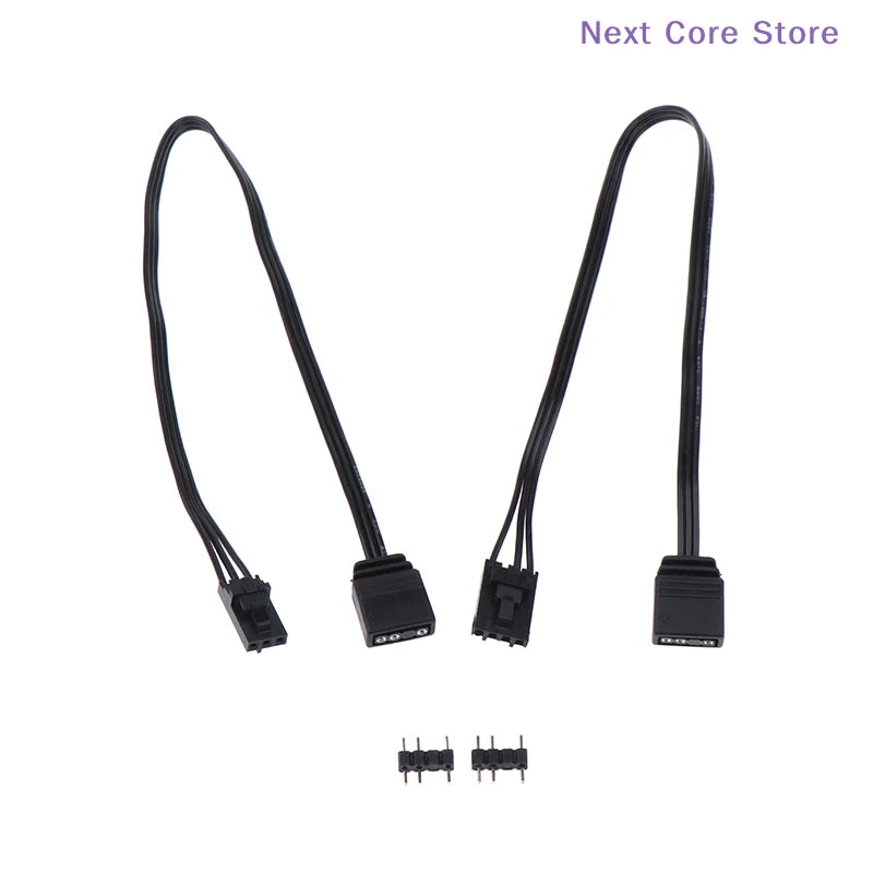 Corsair RGB to ARGB Adapter Cable – 4-Pin to 3-Pin, 28cm RGB Adapter Cable HIP