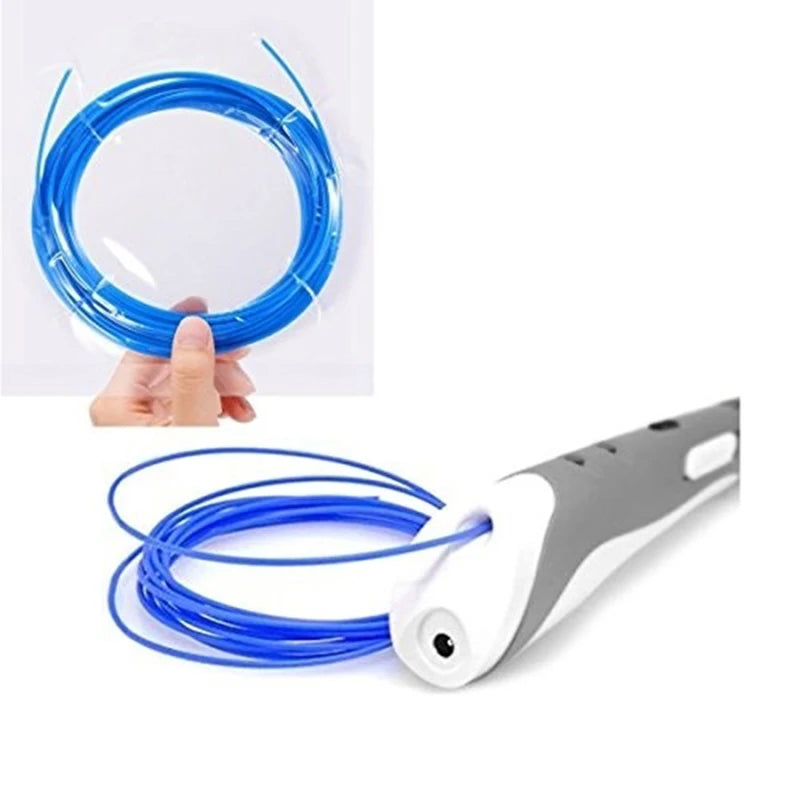 3D Pen Filament 12 Colors 1.75mm PLA – DIY Art Refill Set 3D Pen Filament HIP No plug 10x20x20