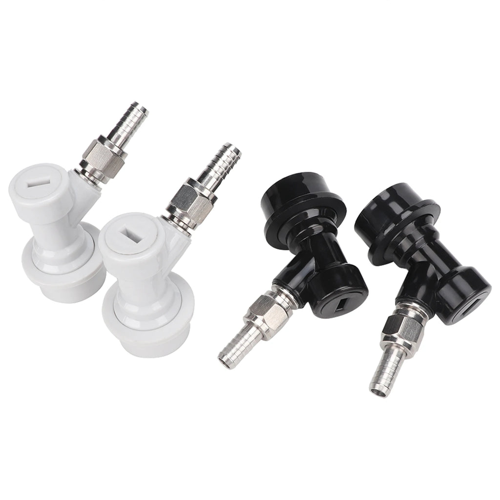 Threaded Ball Lock Keg Fittings Plastic Connector with Adapter Clamp Ball Lock Keg Fittings Plastic Ball Lock Ball Lock Keg HIP