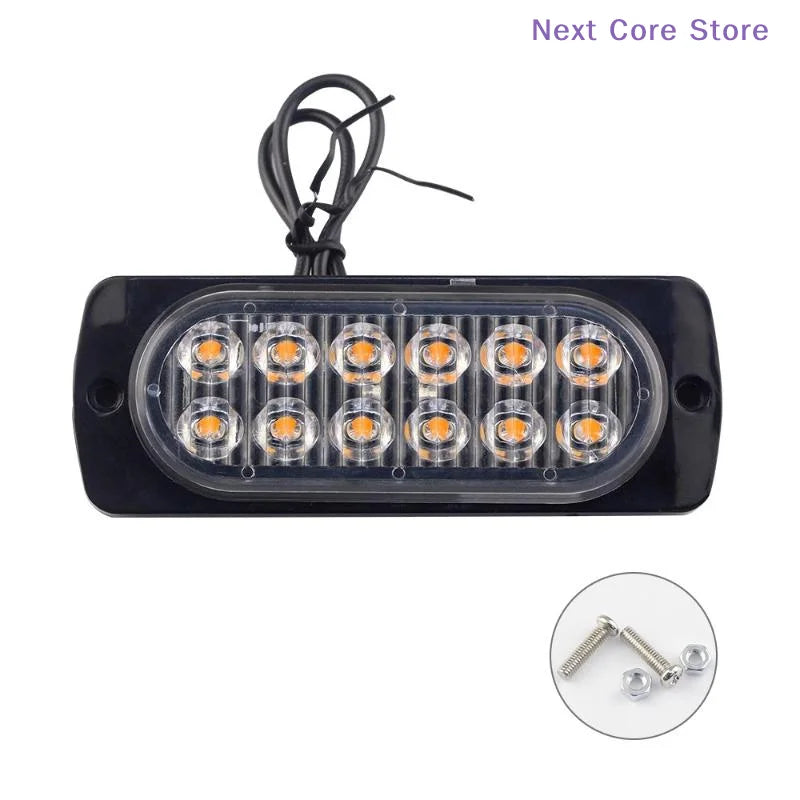 LED Strobe Beacon Warning Light 12V 24V – Car & Truck LED Warning Beacon HIP