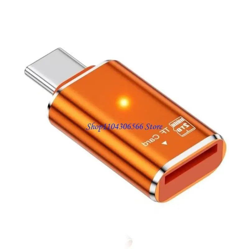 USB-C to MicroSD TF Card Reader OTG Adapter – Plug & Play USB-C Card Reader HIP